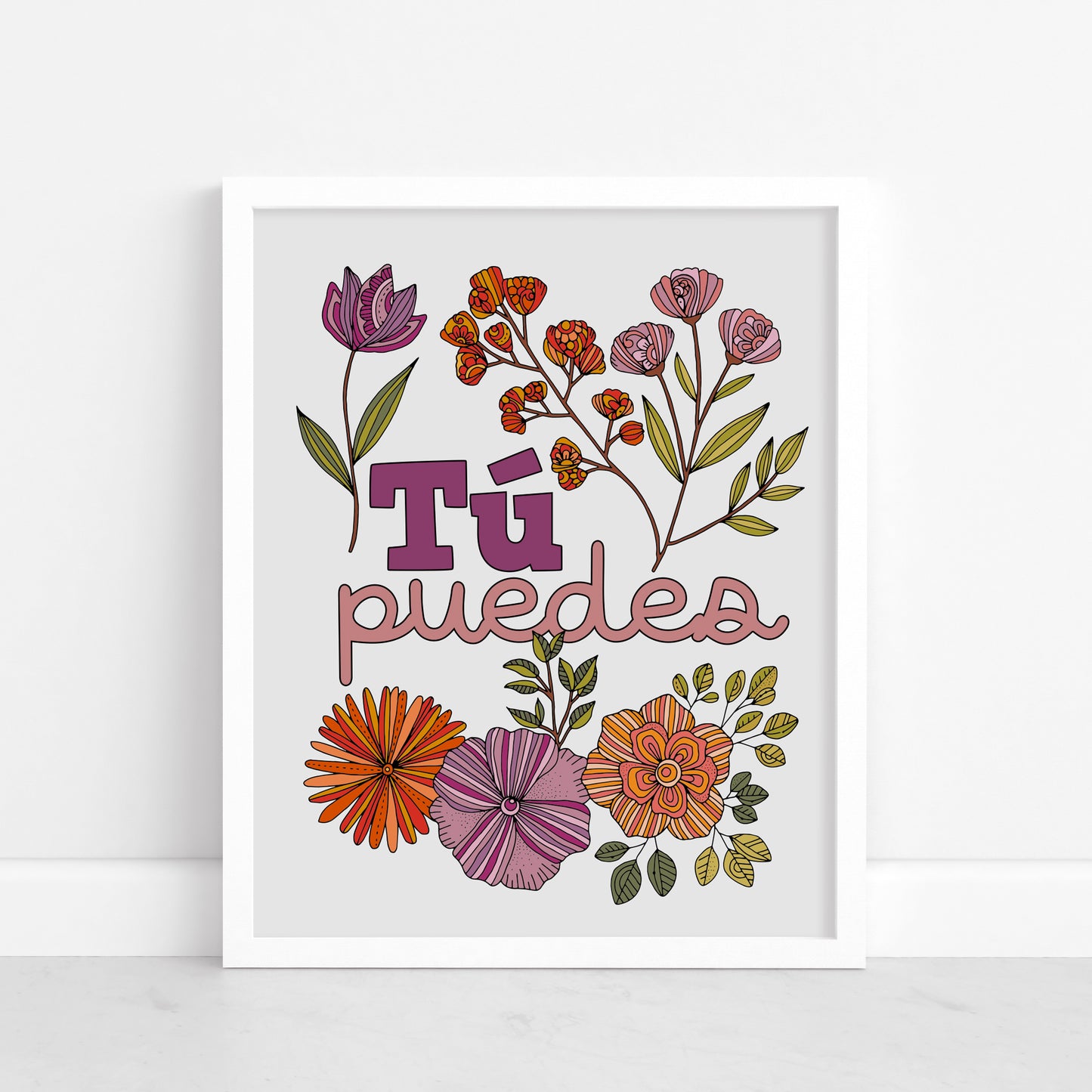 Tu puedes | Spanish Quote Art Print