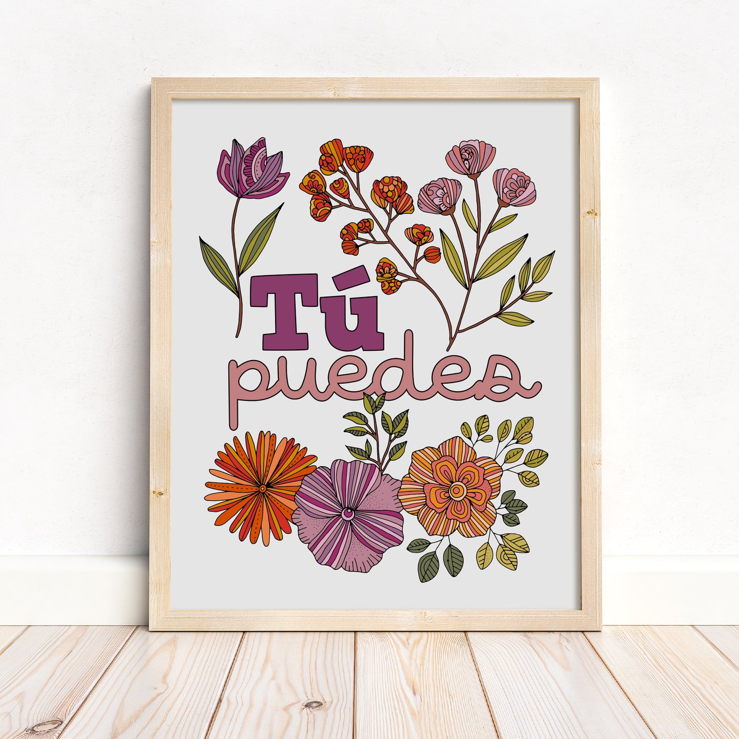 Tu puedes | Spanish Quote Art Print