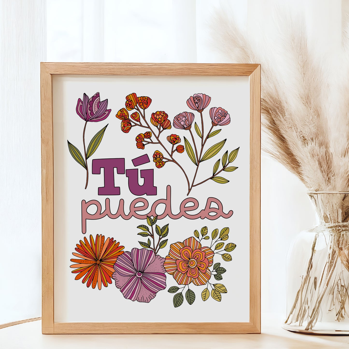 Tu puedes | Spanish Quote Art Print