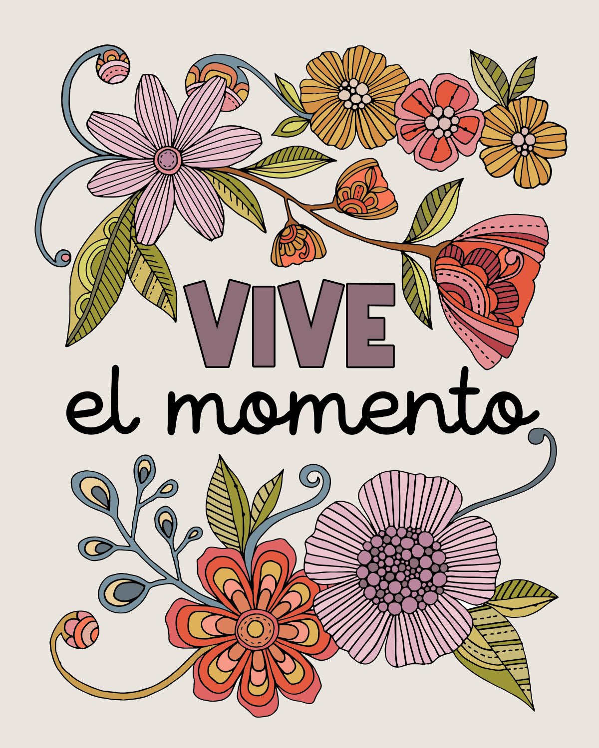 Vive el momento | Spanish Quote Art Print