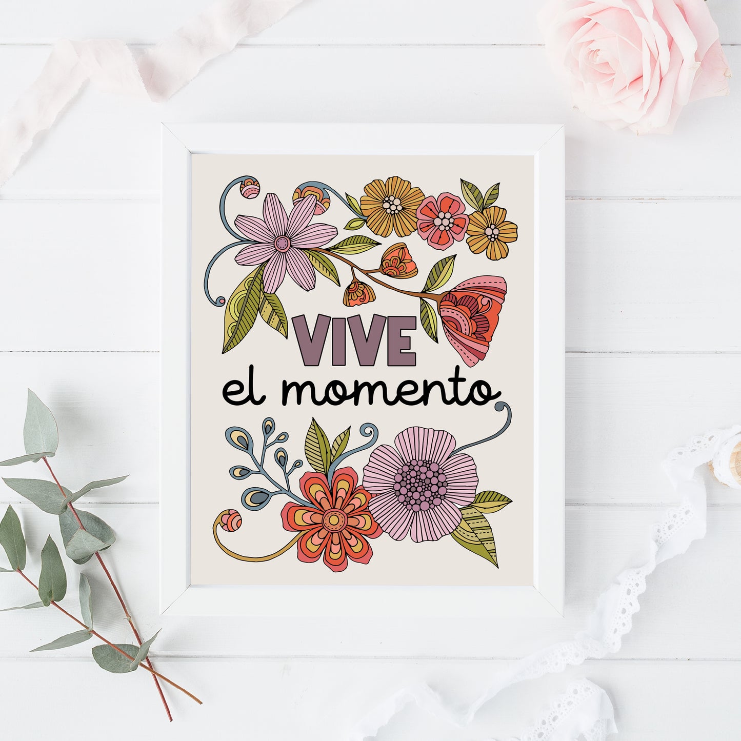 Vive el momento | Spanish Quote Art Print