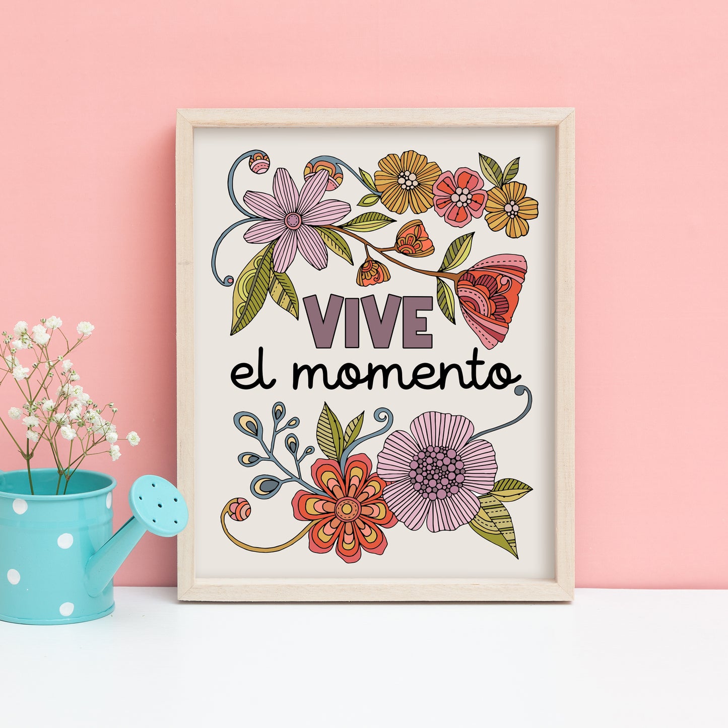 Vive el momento | Spanish Quote Art Print