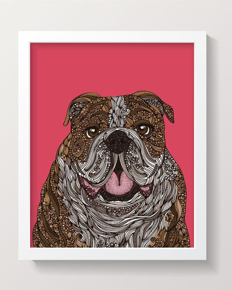 English Bulldog Art Print