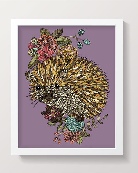 The cute hedgehog