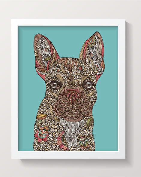 Pete the French Bulldog Art Print