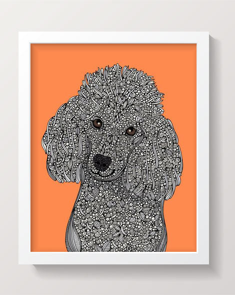 Poodle Art Print