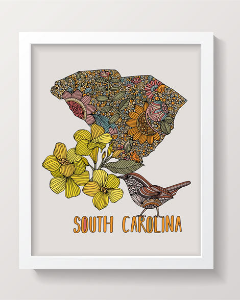 South Carolina State Map